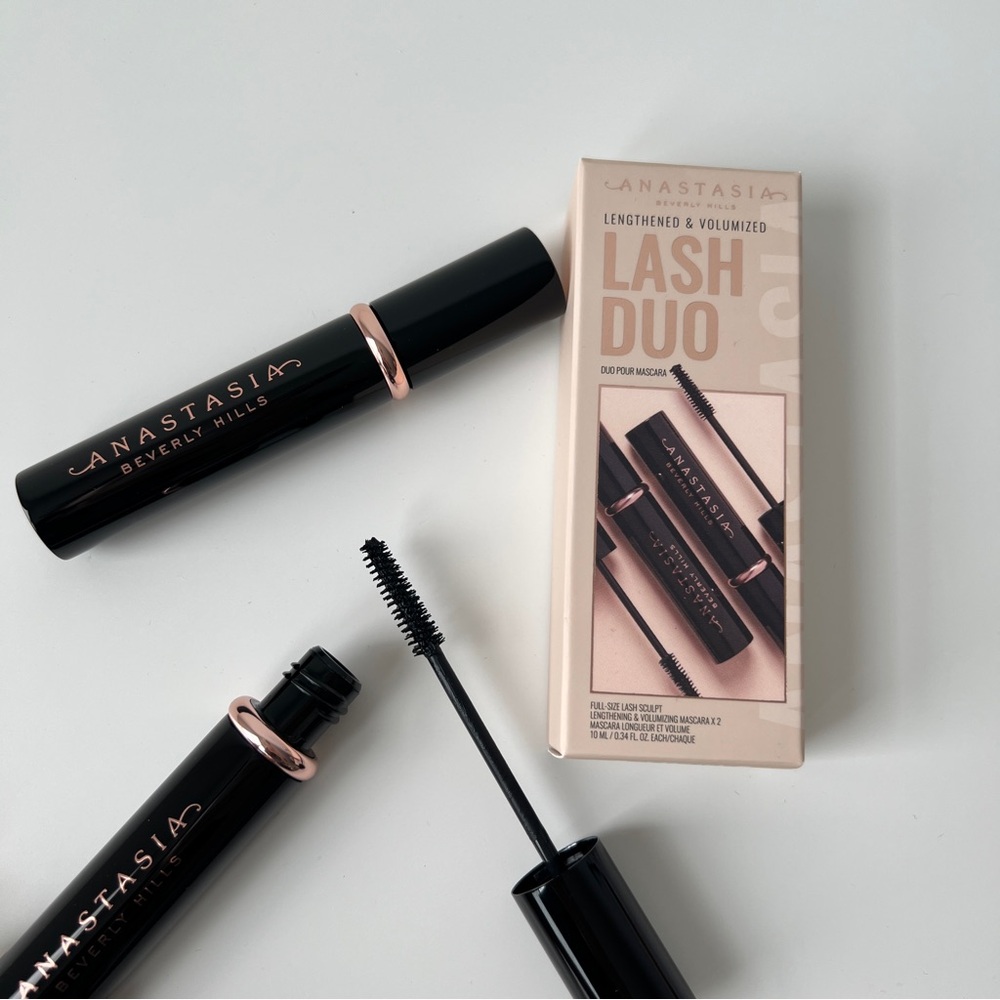 NEW Anastasia Beverly Hills Lengthened & Volumized Lash Duo Black Mascara